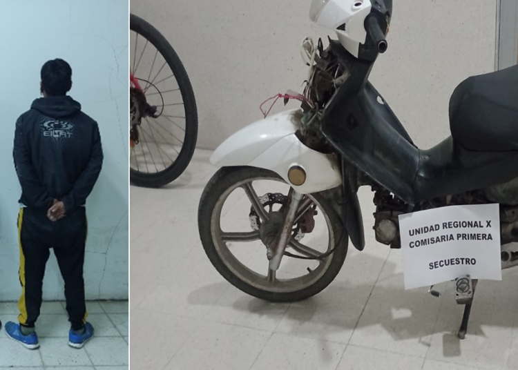 Cañada de Gómez: Demoraron a un menor de 17 años y aprehendieron a un hombre de 20 por querer intercambiar una moto robada