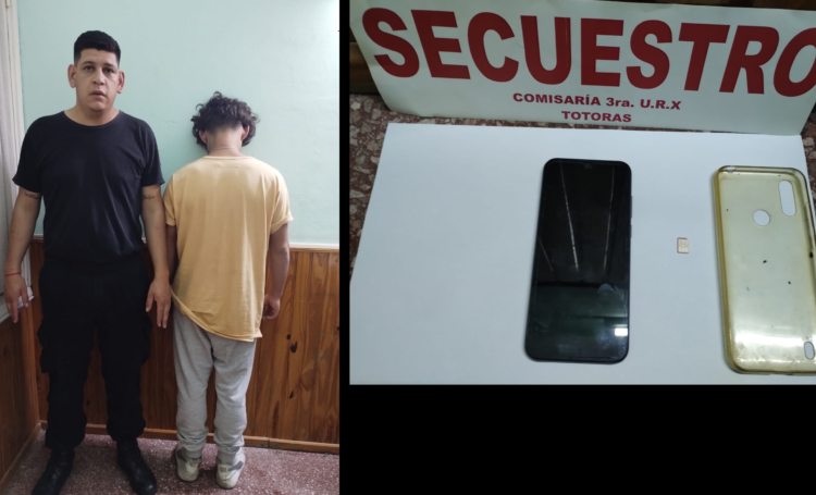 Totoras: Procedimiento policial por robo