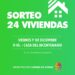 El sorteo de las 24 Viviendas se realizará el 1 de diciembre