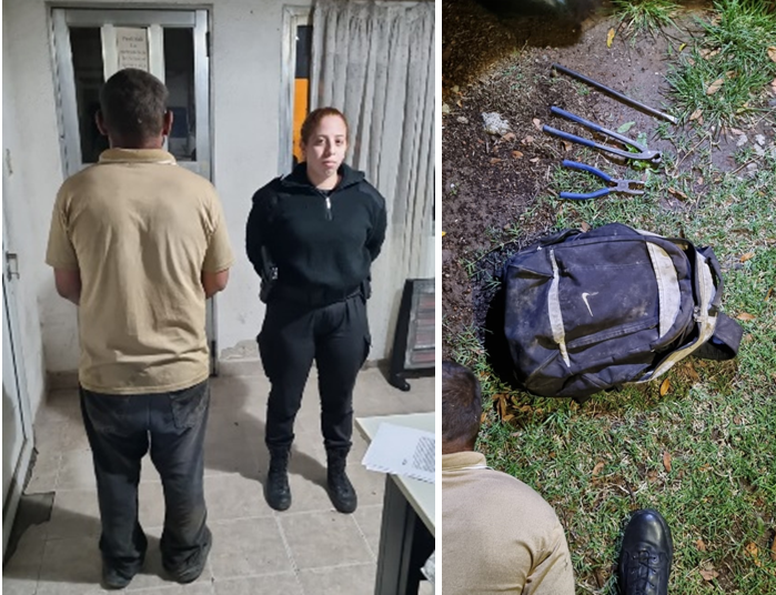 Un hombre fue aprehendido por tentativa de robo en Cañada de Gómez