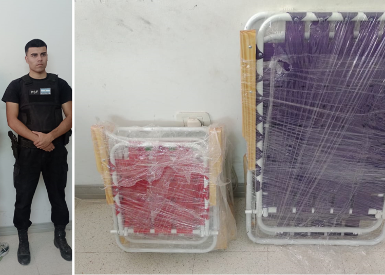 Cañada de Gómez: Un hombre fue aprehendido por sustraer reposeras de un camión de trasporte