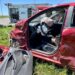 Accidente en intersección de rutas 9 y 91 entre un auto conducido por una mujer de Correa y una Pick- Up  conducido por un hombre de Fuentes