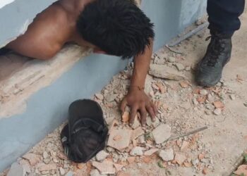 Salta: Detuvieron infraganti a un hombre que intentó escapar por un boquete 