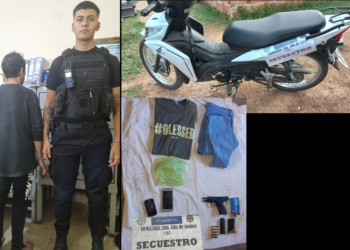 Allanamiento en Cañada de Gómez con un aprehendido