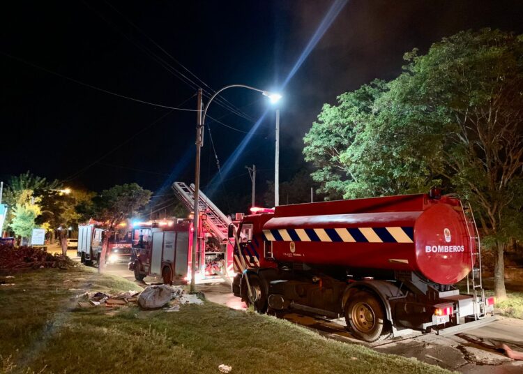 Cañada de Gómez: Un hombre de 60 años sufrió graves heridas tras incendiarse su vivienda