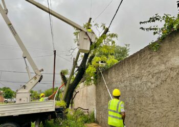 Importantes intervenciones de la Municipalidad de Cañada de Gómez tras la tormenta