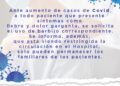 Comunicado del Hospital Las Parejas ante el aumento de casos COVID 19