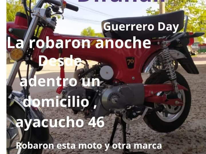 Cañada de Gómez: Robaron dos motocicletas en el mismo lugar