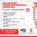 El Hospital San José de Cañada de Gómez en una nueva campaña de vacunación contra la Fiebre Hemorrágica
