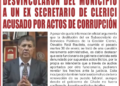 Cañada de Gómez: Desvincularon del municipio a un ex subsecretario de Clerici que está acusado por actos de corrupción
