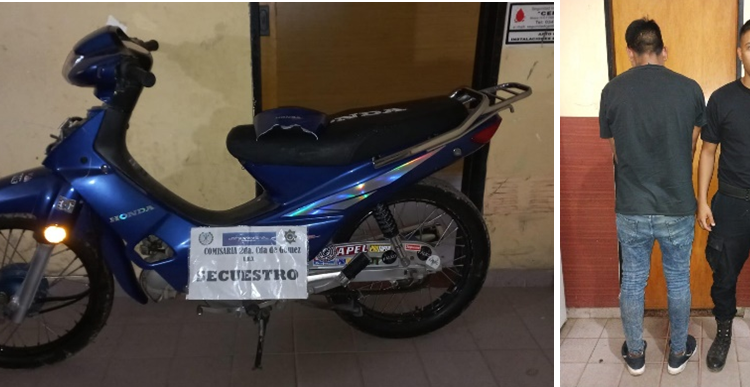 Cañada de Gómez: Un aprehendido por robo de moto