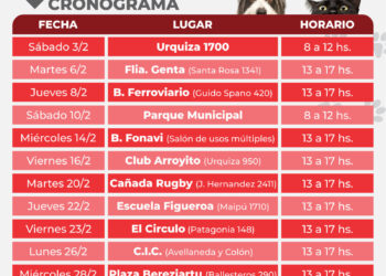 Cañada de Gómez: Cronograma de castraciones y vacunación antirrábica para febrero 2024