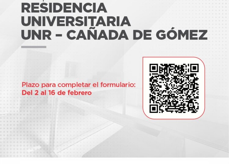 Se abre la inscripción para la Casa del Estudiante Residencia UNR