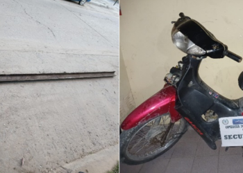 Cañada de Gómez: aprehendieron a 4 hombres cuando intentaban hurtar un riel del ferrocarril