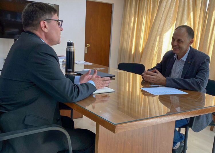 Rasetto se reunió con el ministro de Educación de Santa Fe