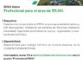 Nova busca Profesional para el área de RR.HH.