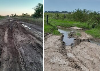 Gran preocupación por el deplorable  estado de los caminos rurales en la zona de Colonia Medici