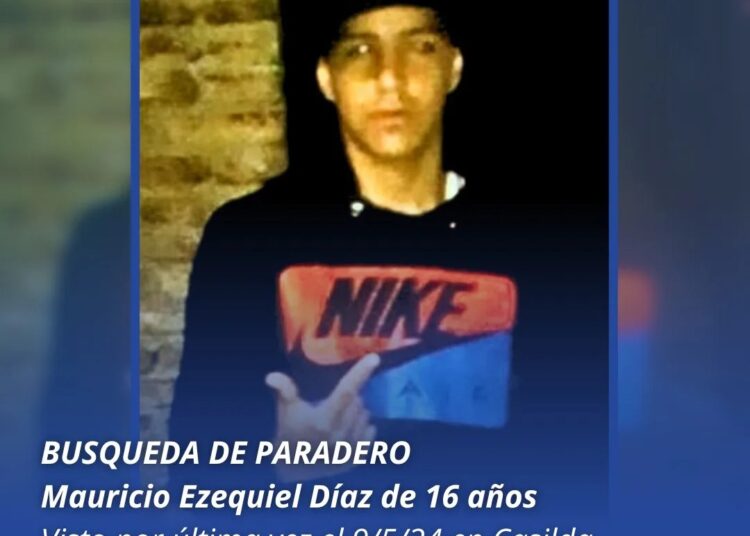 Buscan a un joven de 16 años de Casilda