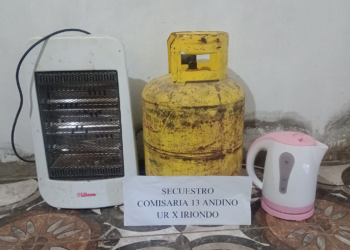 Allanamiento en Andino terminó con el secuestro de elementos denunciados y tres demorados