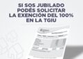 La municipalidad de Cañada de Gómez exime a jubilados del pago de la tasa general de inmuebles urbanos