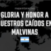 Mapa Interactivo: Honrar a los héroes de Malvinas
