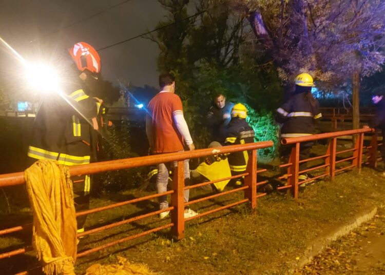 Cañada de Gómez: Una mujer de 81 años cayó al arroyo cuando intentaba rescatar a su perro