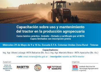 Capacitación de Manejo y Mantenimiento de Tractor en Iriondo