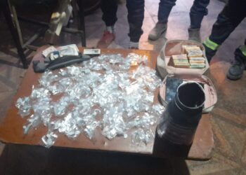 Puerto General San Martín: PDI detuvo a dos hombres y secuestró droga lista para su comercialización