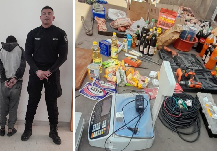 Cañada de Gómez: allanaron un domicilio tras el robo en una carnicería local y detuvieron a dos personas