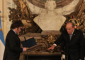 El Presidente Milei le tomó juramento al Jefe de Gabinete Guillermo Francos