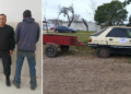 Aprehendieron a dos hombres por robo de bolsas de cemento de una casa en construcción