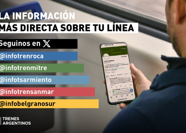 Trenes Argentinos lanza un nuevo canal de comunicación