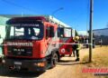 Carcarañá: incendio en el salón de eventos de la Vecinal San Martín
