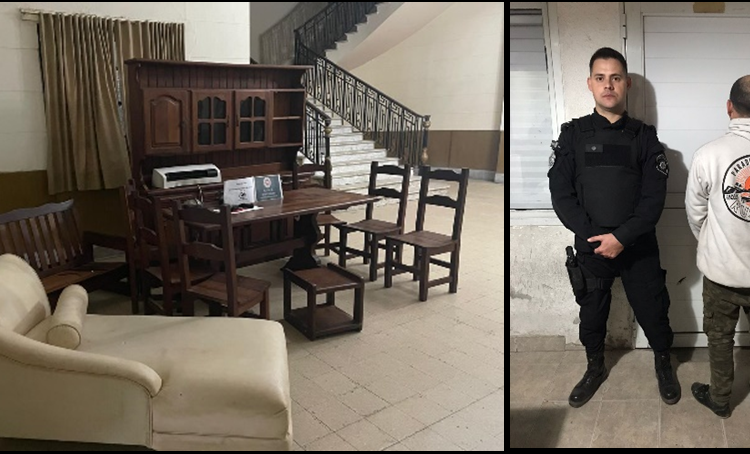 Cañada de Gómez: robaron todos los muebles de una casa y un hombre fue aprehendido