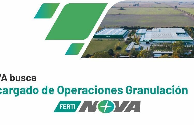 Nova busca Encargado de Operaciones Granulación