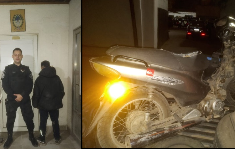 Cañada de Gómez: dos menores fueron retenidos por robo de una moto