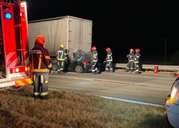 Cañada de Gómez: Dos personas que viajaban en auto murieron tras chocar contra un camión en la Autopista