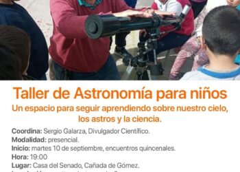 Taller de Astronomía para Niños en la Casa del Senado