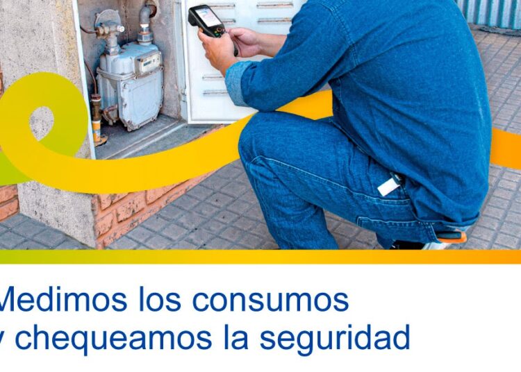 Litoralgas comunica: «Medimos los consumos y chequeamos la seguridad»