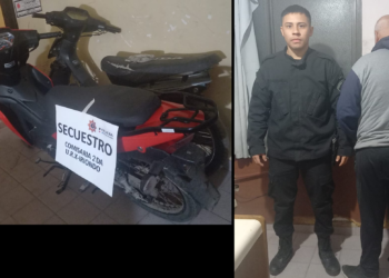 Cañada de Gómez: circulaba con una motocicleta con pedido de secuestro por robo en Rosario