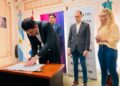 El intendente Matías Chale suscribió el convenio del Plan Incluir por 75 millones de pesos para alumbrado público