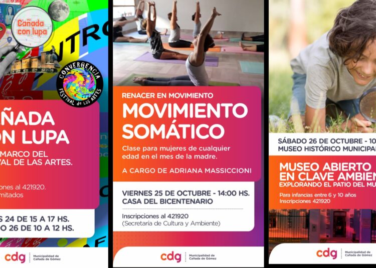 Propuestas de la municipalidad de Cañada de Gomez con inscripción previa