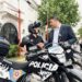 Chale participó del acto de entrega de móviles policiales para la ciudad