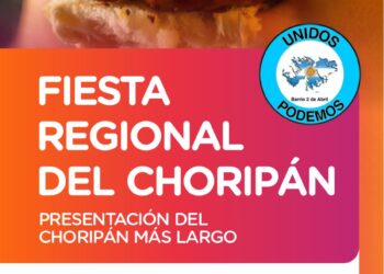 Vecinal 2 de abril y el municipio realizan la primera edición de la fiesta regional del choripán,