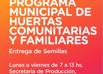 Comienza la entrega de semillas del Programa Municipal de Huertas
