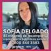 Buscan a Sofia Delgado y ofrecen una recompensa para quienes aporten datos sobre su paradero