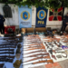 La Policía Federal Argentina incautó gran cantidad de armas y objetos de simbología nazi