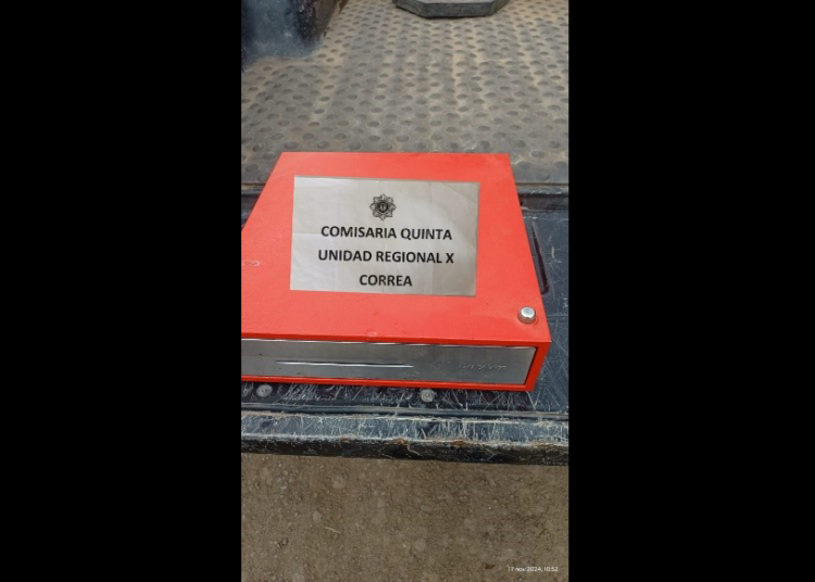 Allanamiento en Correa