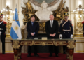 El Presidente Milei tomó juramento al Canciller Gerardo Werthein