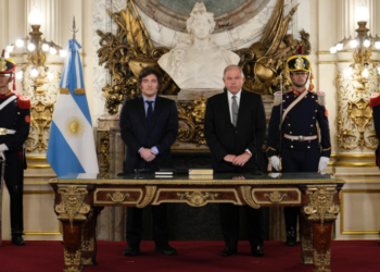 El Presidente Milei tomó juramento al Canciller Gerardo Werthein